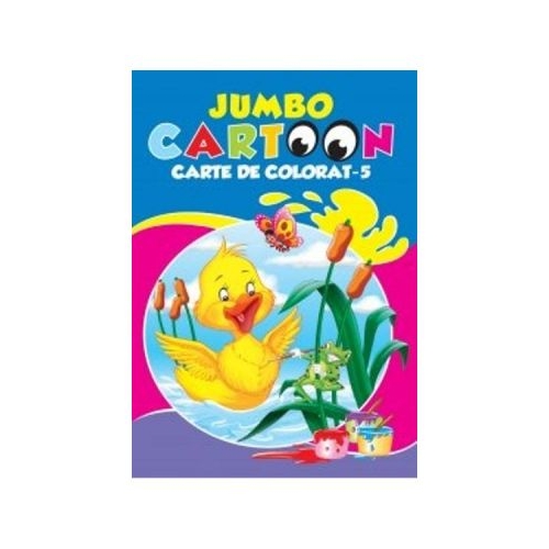 Jumbo Cartoon 5 - Carte de colorat, editura All