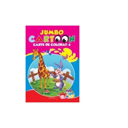 Jumbo Cartoon 6 - Carte de colorat, editura All