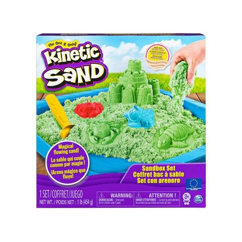 Kinetic Sand, Set complet verde, Spin Master