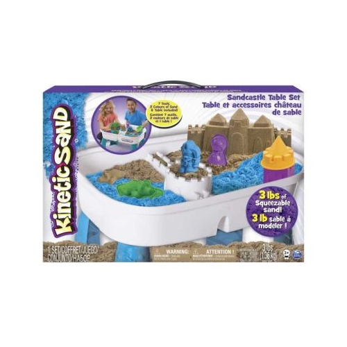 Kinetic Sand Set masa de activitati si nisip, Spin Master