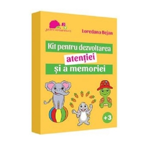 Kit pentru dezvoltarea atentiei si a memoriei - Loredana Bejan, editura Jucarii Vorbarete