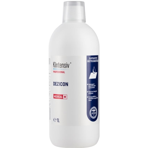 Dezinfectant concentrat de nivel inalt pentru suprafete 1L, Klintensiv Dezicon