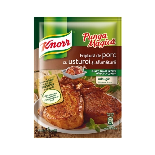 Knorr Punga Magica Condimente pentru porc cu usturoi si afumatura 30g