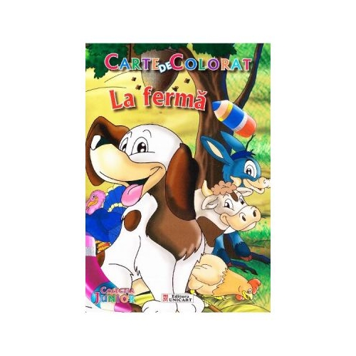 La ferma. Carte de colorat