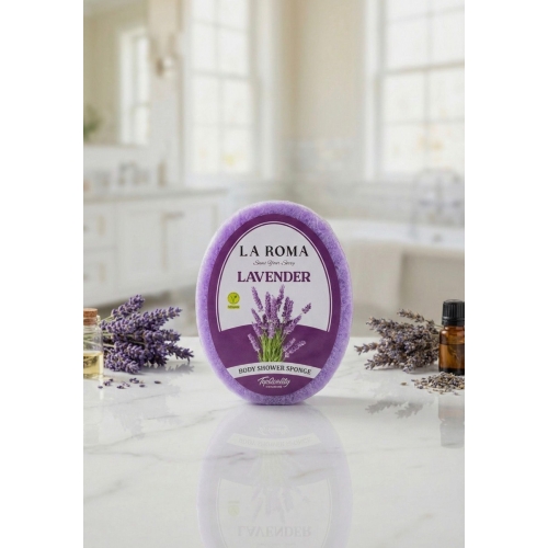 Burete cu sapun vegan, 130g, Lavanda, La Roma