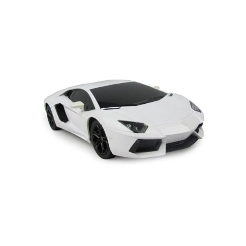Masina cu telecomanda Lamborghini Aventador alb cu scara 1 la 24, Rastar