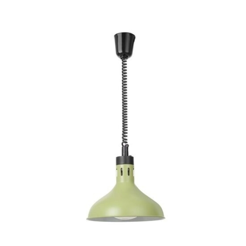 Lampa termica cu ridicare si coborare, forma de clopot, HENDI, Verde, 230V/250W, diam. 295x(H)207mm