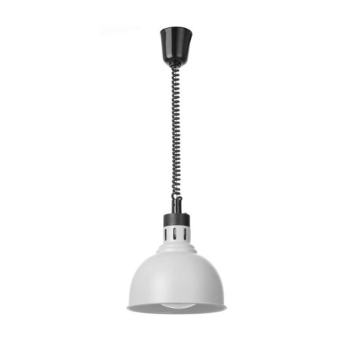 Lampa termica tip cupola, cu reglare pe inaltime, HENDI, Alb, 230V/250W, diam. 250x(H)207mm