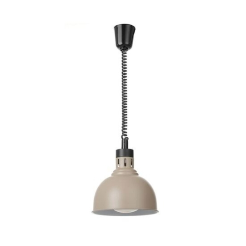 Lampa termica tip cupola, cu reglare pe inaltime, HENDI, Bej, 230V/250W, diam. 250x(H)207mm