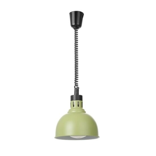 Lampa termica tip cupola, cu reglare pe inaltime, HENDI, Verde, 230V/250W, diam. 250x(H)207mm