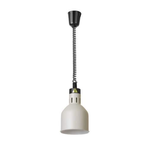 Lampa de caldura cilindrica HENDI, alba, 230V/250W, 175x(Î)250