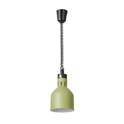 Lampa de caldura cilindrica HENDI, verde, 230V/250W, 175x(h)250