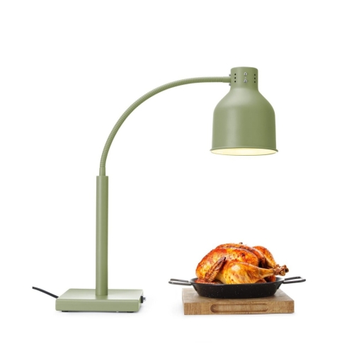 Lampa de caldura flexibila, HENDI, verde, 220-240V/250W, 268x200x(H)660mm