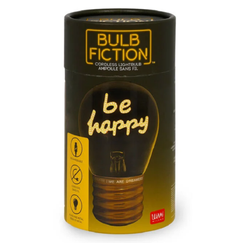 Lampa Bulb Fiction Be Happy, Legami 