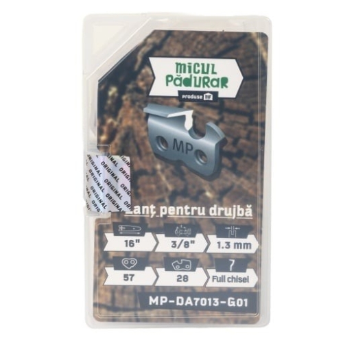 Lant Micul Padurar, 16in 3/8in 1.3mm 57P 28D full-chisel