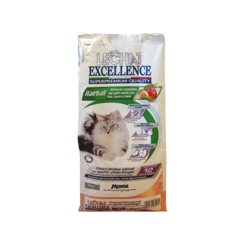 Monge Hrana Uscata Pentru Pisici, Lechat Excellence Hairball, 1.5 kg