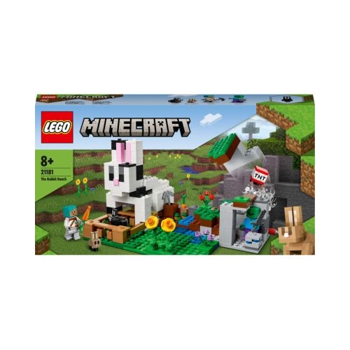 LEGO Minecraft Ferma de iepuri 21181, 340 piese