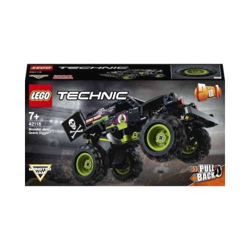 LEGO Technic. Monster Jam Grave Digger 42118, 212 piese LEGO Technic Lego grupdzc