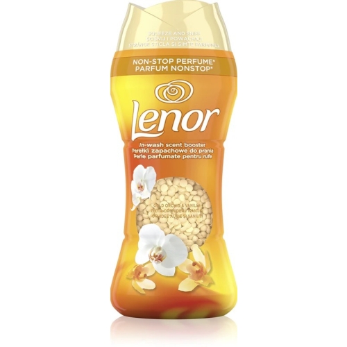 Perle parfumate Lenor Gold Orchid & Vanilla cu parfum pentru rufe, 270 gr