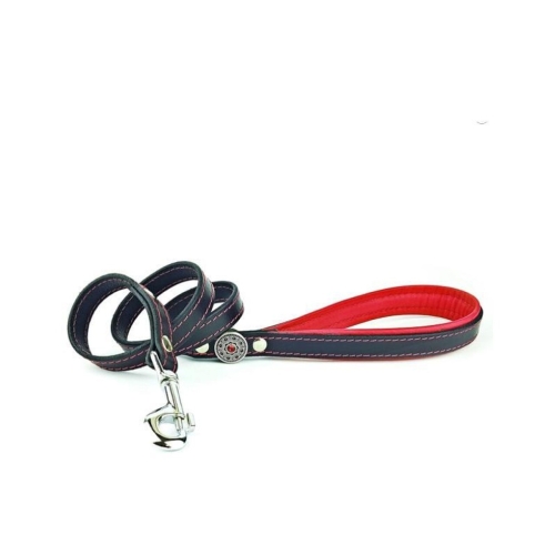 Bestia Lesa Bijou, Piele Naturala, Negru/Rosu