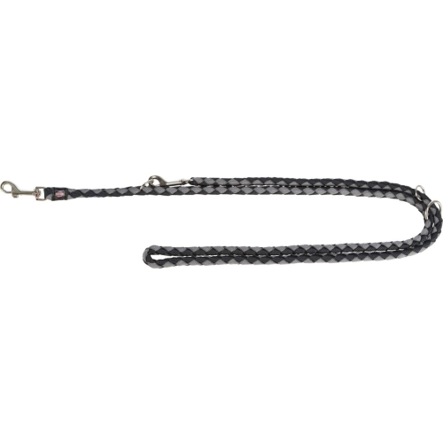Trixie Lesa Cavo Coarda, Reglabila, S-M: 2 m/12 mm, Negru/Grafit, 143520