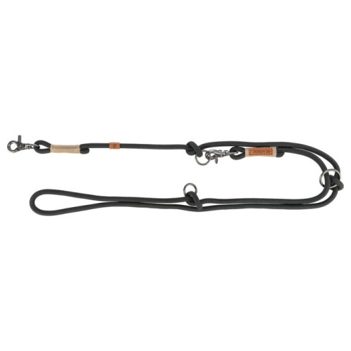 Lesa Coarda Reglabila Be Nordic, S - M: 2 m / 8 mm, Negru/Nisipiu, 17225