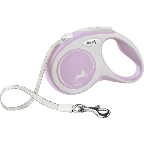 Flexi Lesa Comfort, Banda, XS: 3 m/12 kg, Roz, 213306