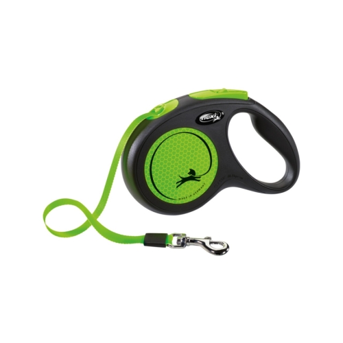 Flexi Lesa Neon, Banda, S: 5 m/15 kg, Verde Neon, 209314