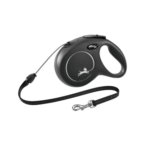 Flexi Lesa Classic, Snur, M: 5 m/20 kg, Negru, 11791