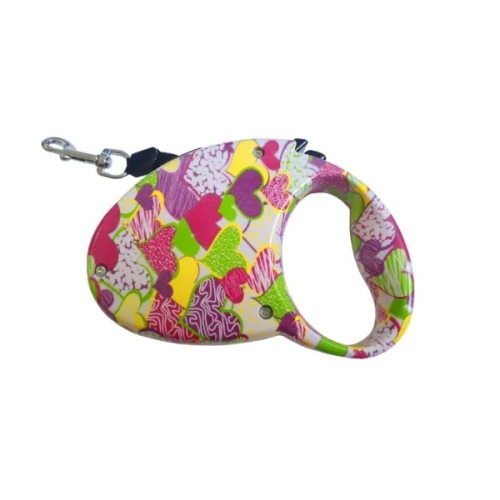 Lesa Retractabila caini Talie Medie Color 3 m 4DOG DELUXE