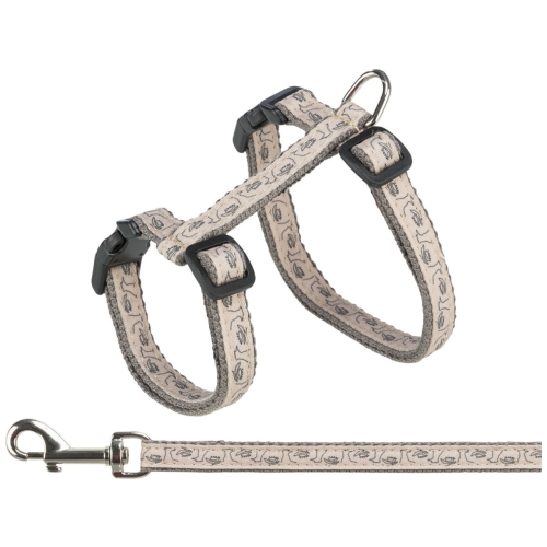 Trixie Ham Si Lesa Pentru Pisici, 27-45 cm/13 mm, 1.20 m, Gri/Bej, 41872