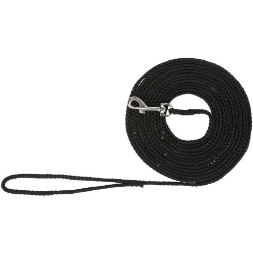Trixie Lesa Tracking Rotund, S-M: 10 m/5 mm, Negru, 19761