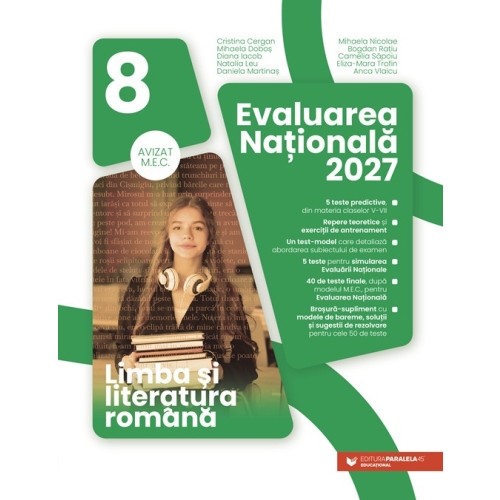 Limba si literatura romana. Evaluarea Nationala 2027. Clasa a 8-a - Cristina Cergan