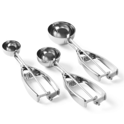 Lingura dozatoare inghetata, 1/100 lt, diam cupa 30 mm, inox, Stoeckel