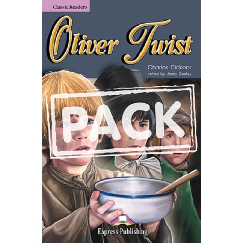 Literatura adaptata pentru copii Oliver Twist Set cu CD - Virginia Evans, EXPRESS PUBLISHING, Povesti pentru copii in limba engelza