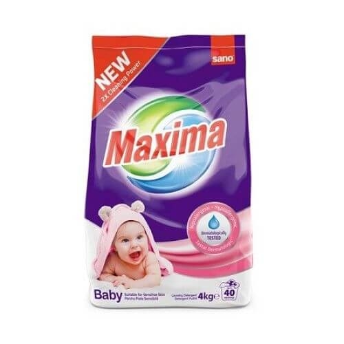 Sano Maxima Detergent pudra Baby, 4Kgpe grupdzc.ro✅. Descopera gama copleta de produse la oferte speciale✅!