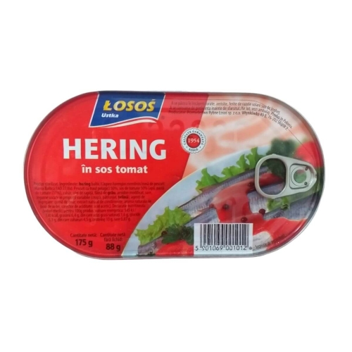 Losos Hering in sos tomat, 175 gpe grupdzc.ro✅. Descopera gama copleta de produse la oferte speciale✅!