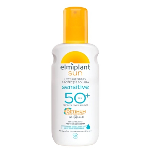 Lotiune-Spray protectie solara Sun Sensitive SPF 50 200 ml.  Elmiplant 