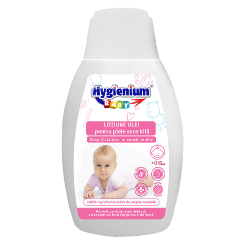 Lotiune ulei pentru piele sensibila 300ml Hygienium 