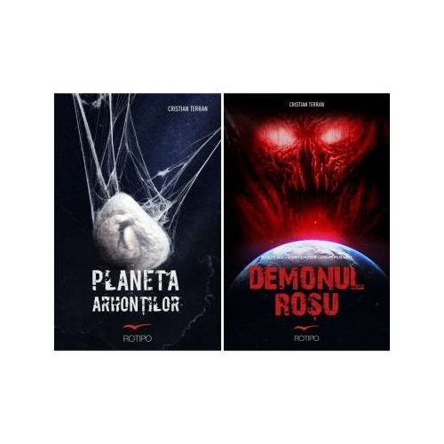 Pachet Demonul Rosu si Planeta Arhontilor, autor Cristian Terran