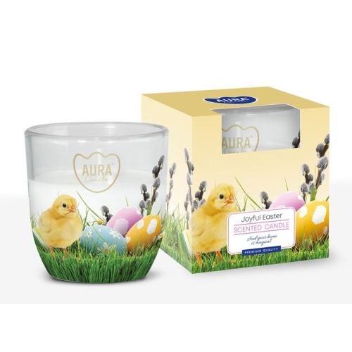 Lumânare parfumată AC-002-516, Paște Fericit