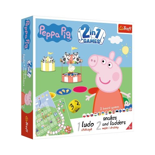 Joc Peppa Pig ludo si serpisori scari