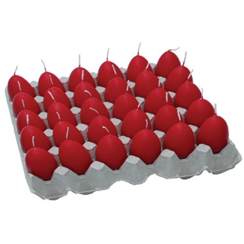 Lumânare ou Bolsius culoare roșie