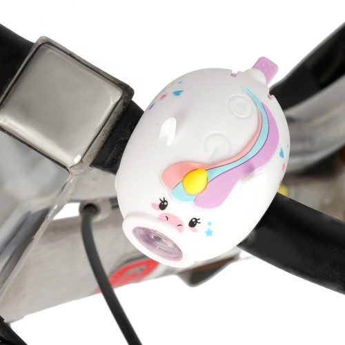 Lumina frontala si claxon pentru bicicleta Unicorn Legami