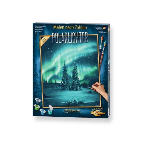 Kit pictura pe numere, lumini polare, Schipper