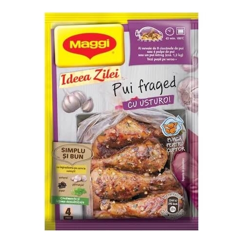 Maggi Mix de condimente Pui fraged cu usturoi 30g