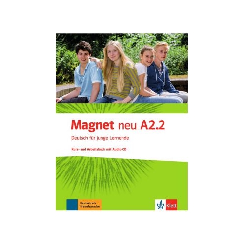 Magnet neu A2. 2. Kurs- und Arbeitsbuch mit Audio-CD. Deutsch fÃ¼r junge Lernende - Giorgio Motta, editura Klett