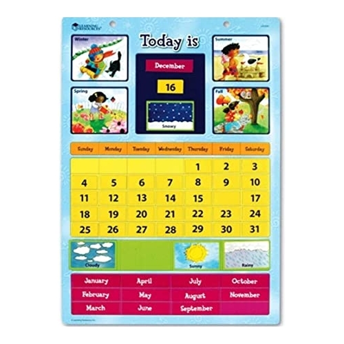 Magnetic Learning Calendar
