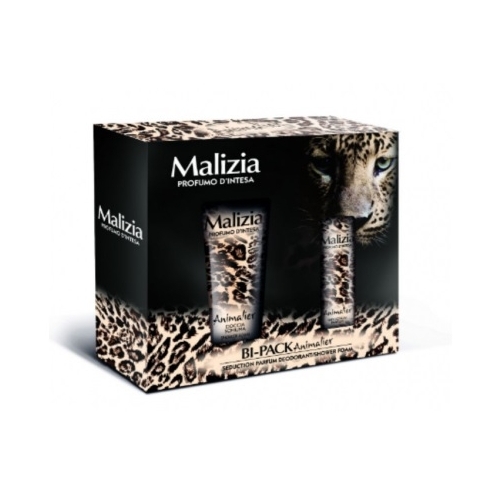 Malizia Set cadou Donna Animalier Deo 100 ml si Gel de dus 250 ml