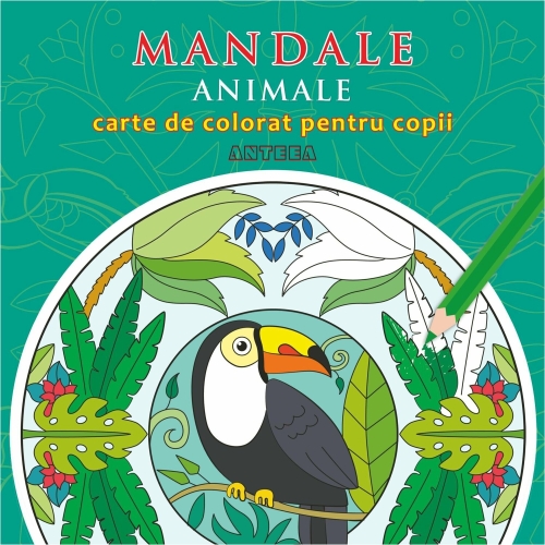 Mandale. Animale. Carte de colorat pentru copii